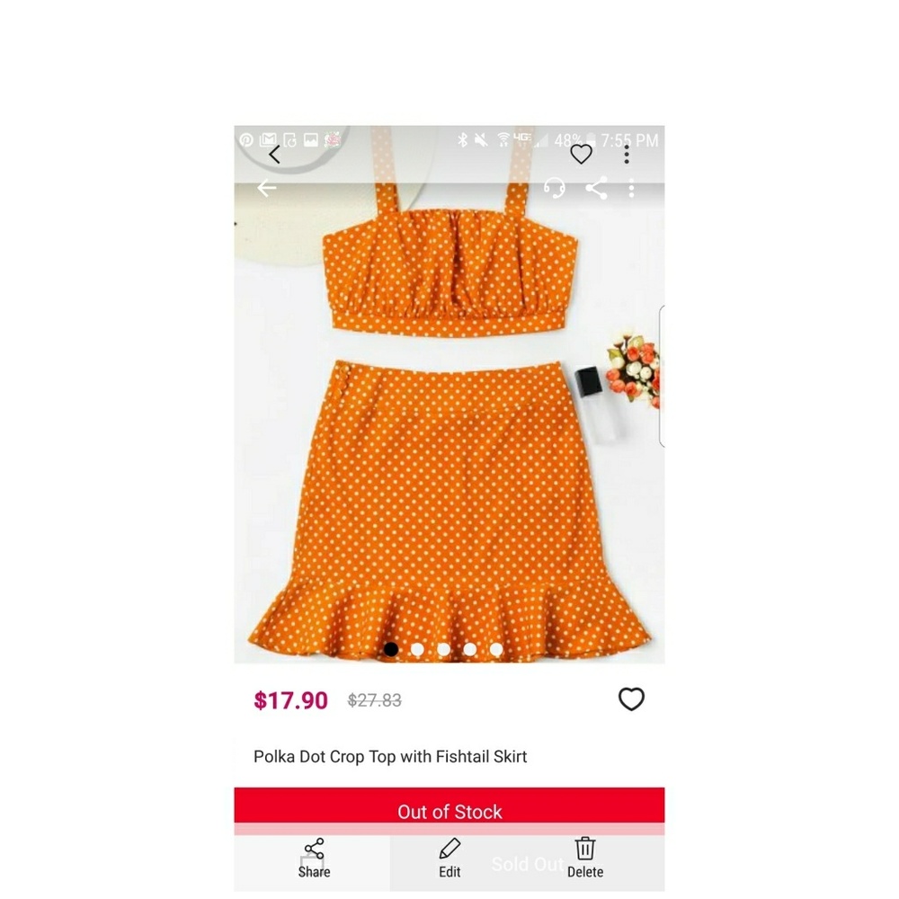 Two piece summer outfit from zaful